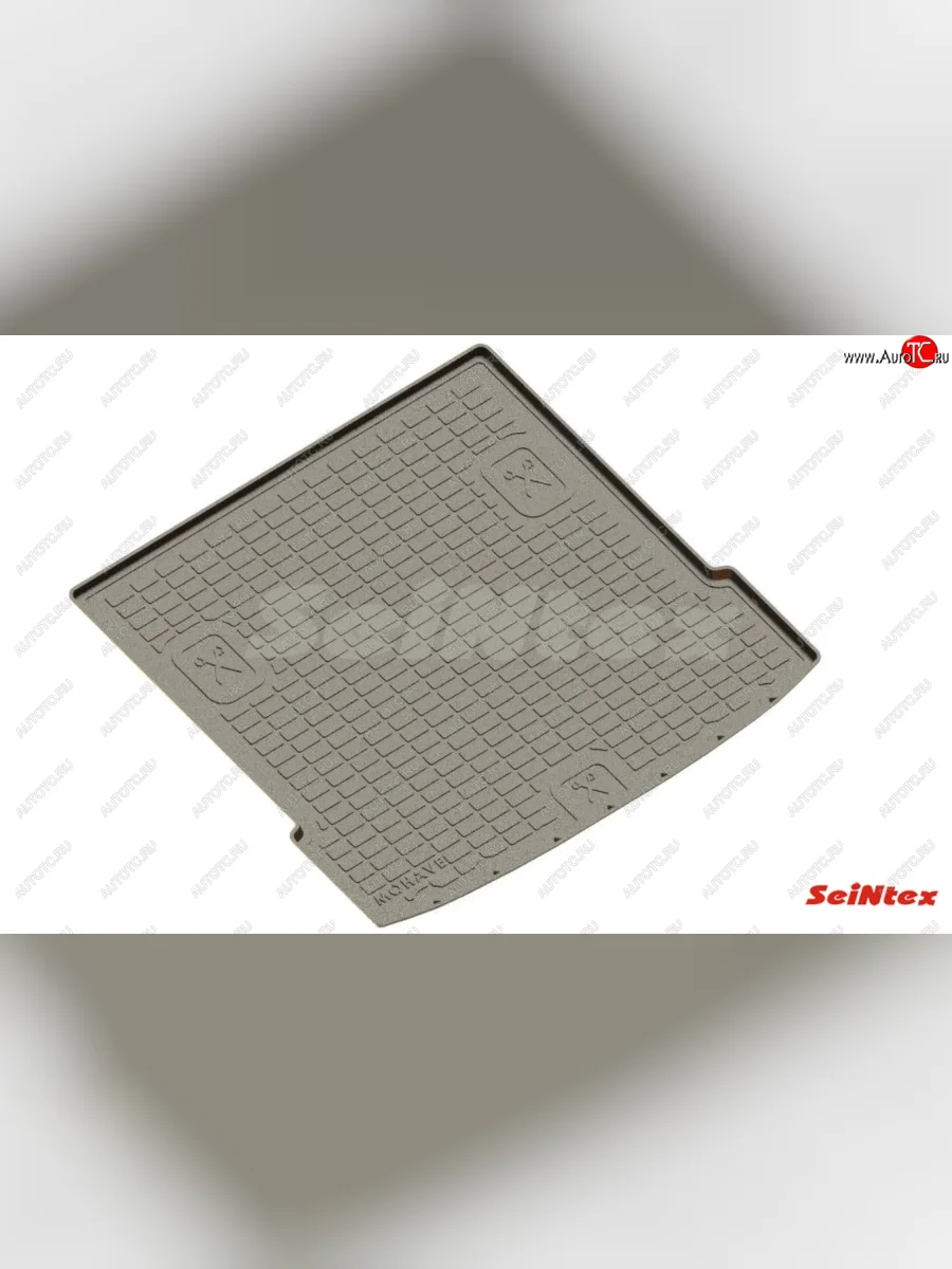Коврик в багажник SeiNtex (полимерный) KIA Mohave HM рестайлинг (2017-2020) (Цвет: черный)  в Керчи Республика Крым