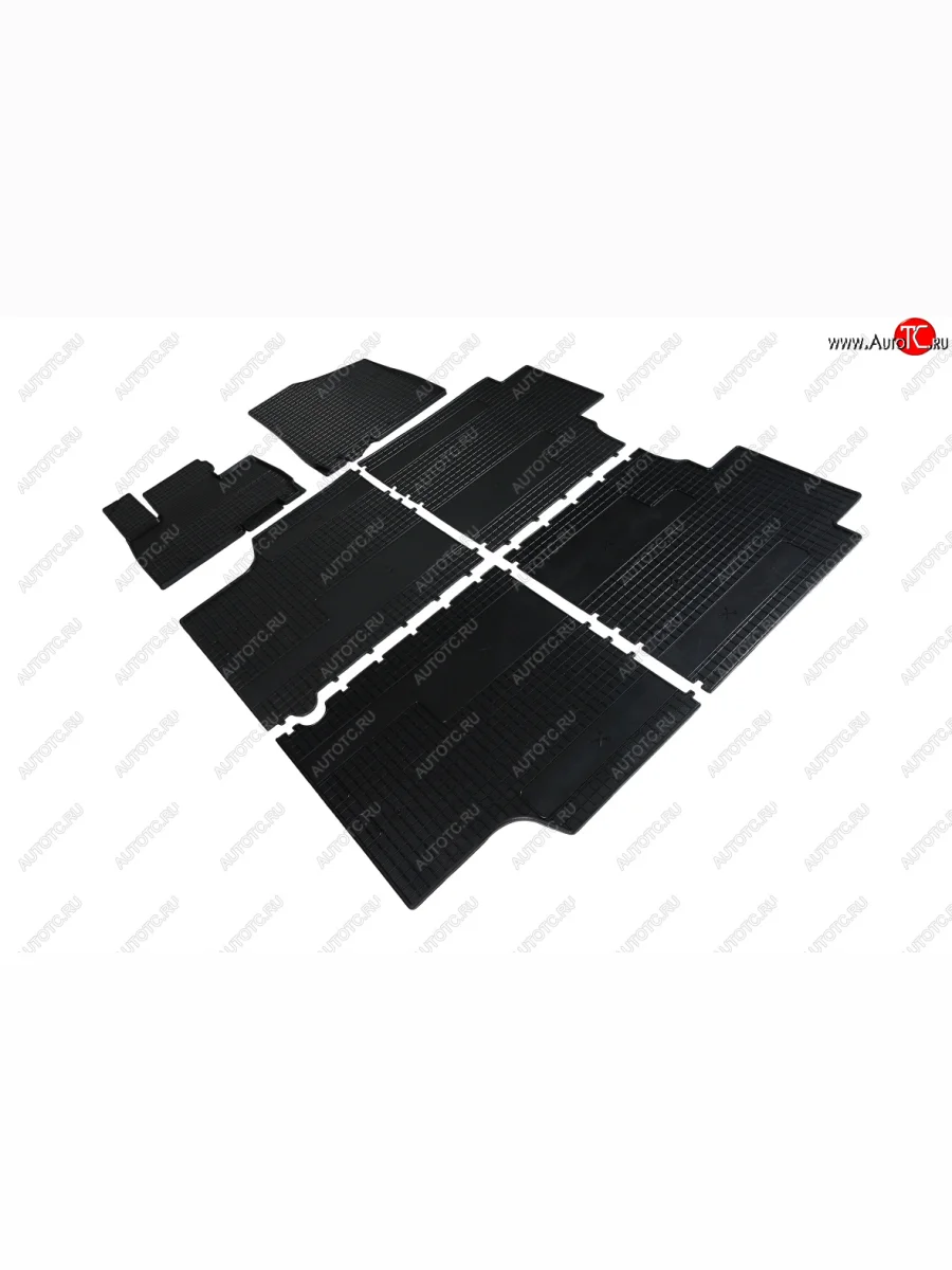 Коврики в салон SeiNtex Cетка KIA Carnival KA4 минивэн рестайлинг (2023-2025) (Цвет: черный)  с доставкой в г. Керчь
