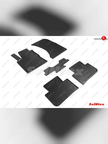 Коврики в салон SeiNtex Cетка (Цвет: черный) Porsche Macan  95B (2018-2025) 1-ый рестайлинг