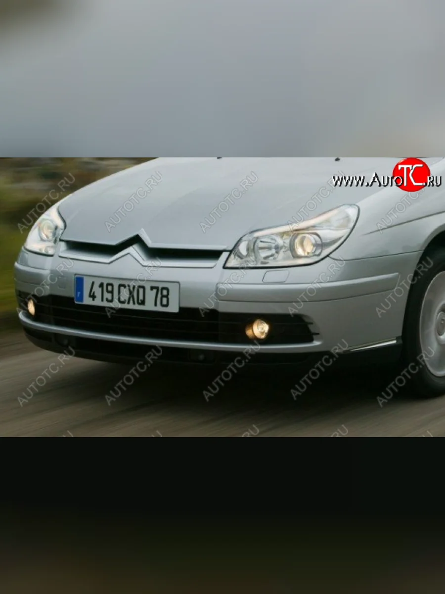 Передний бампер EUROSTAMP CITROEN C5 X40,RC лифтбэк рестайлинг (2004-2008) (Неокрашенный)  с доставкой в г. Керчь