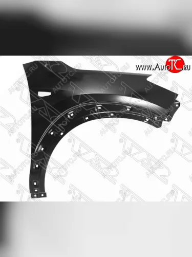Правое переднее крыло SAT (с отв. под повторитель) Hyundai Tucson TL дорестайлинг (2015-2018)