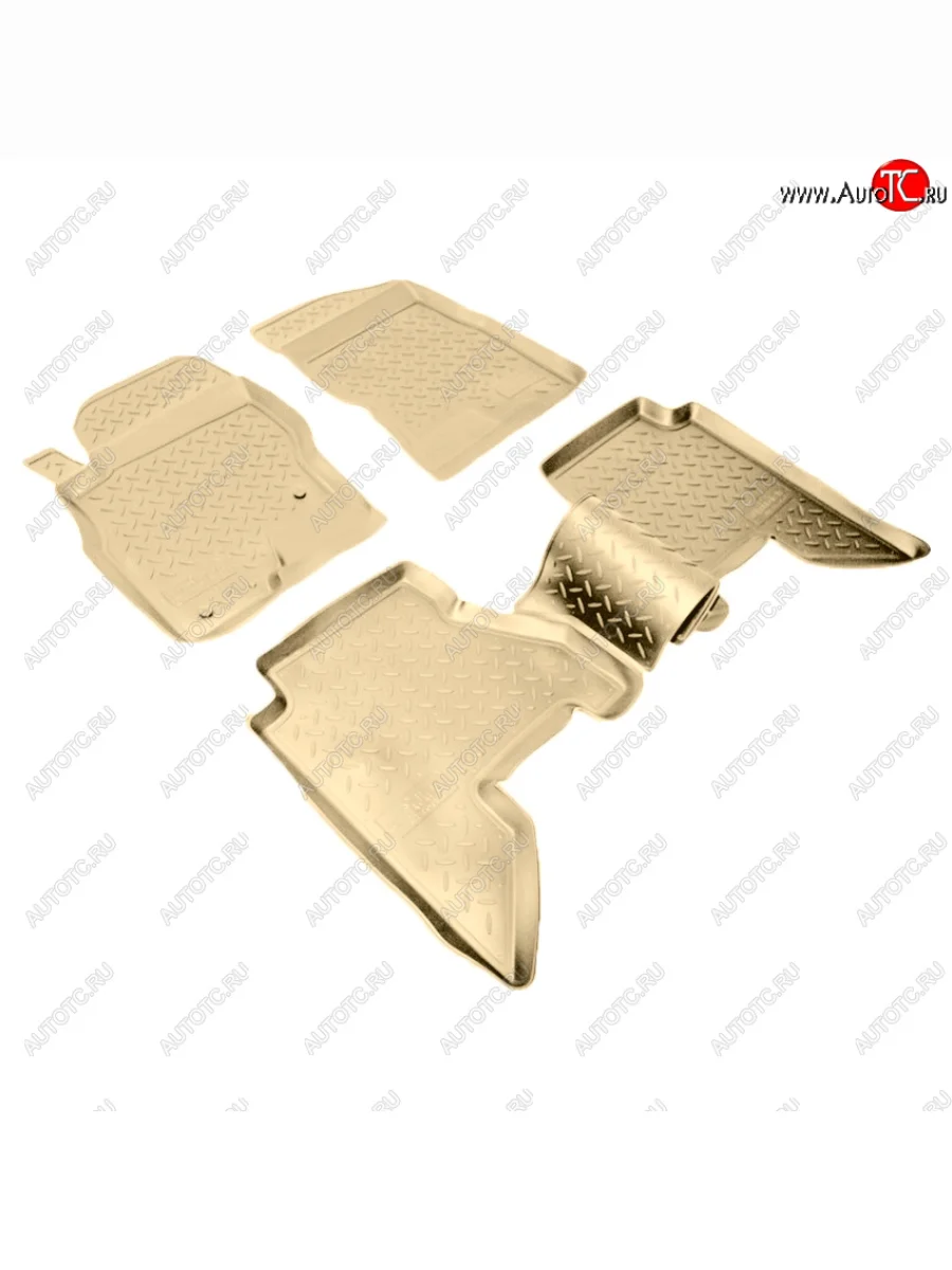 Коврики салона Norplast Unidec Nissan Pathfinder R51 рестайлинг (2009-2014) (Цвет: бежевый)  с доставкой в г. Керчь