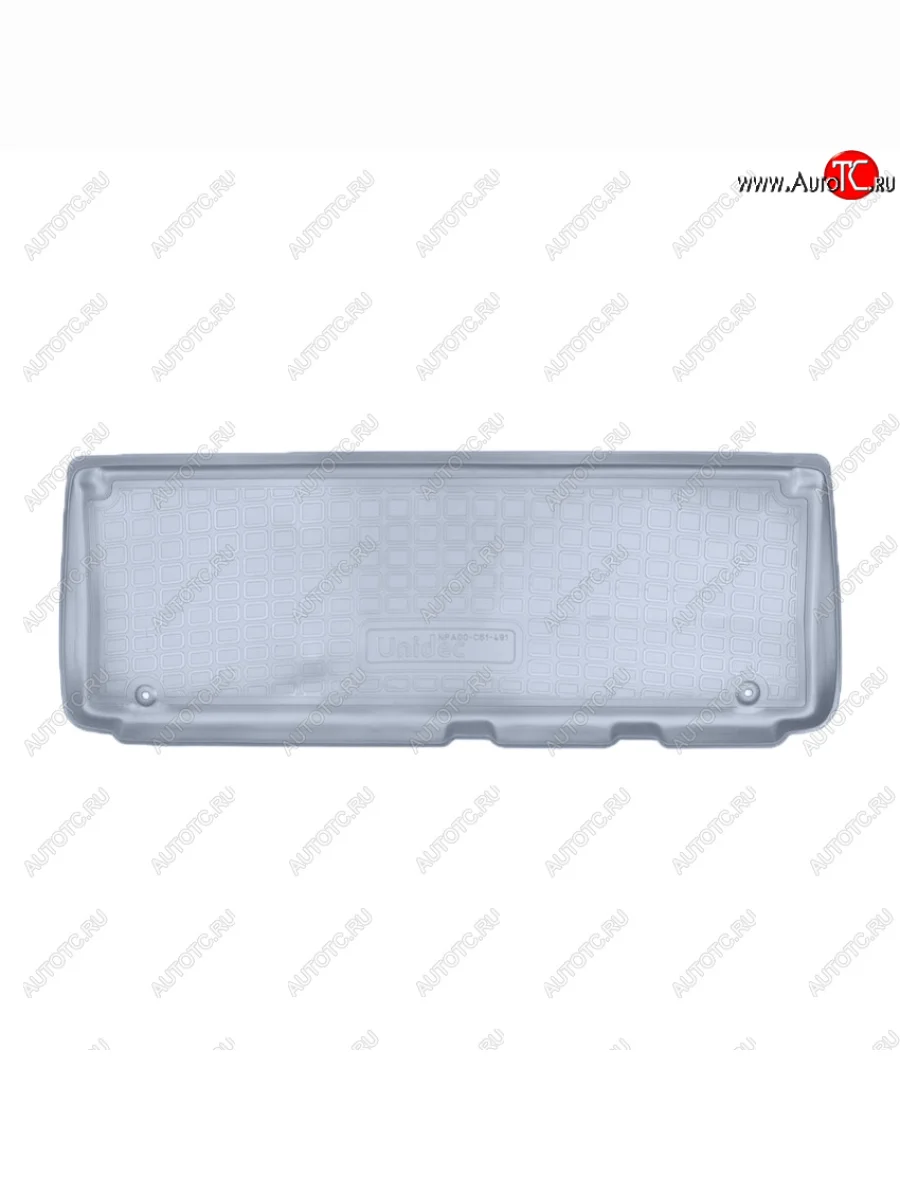 Коврик салона Norplast Unidec (3 ряд) Nissan Patrol 6 Y62 дорестайлинг (2010-2014) (Цвет: серый)  в Перми Пермском крае