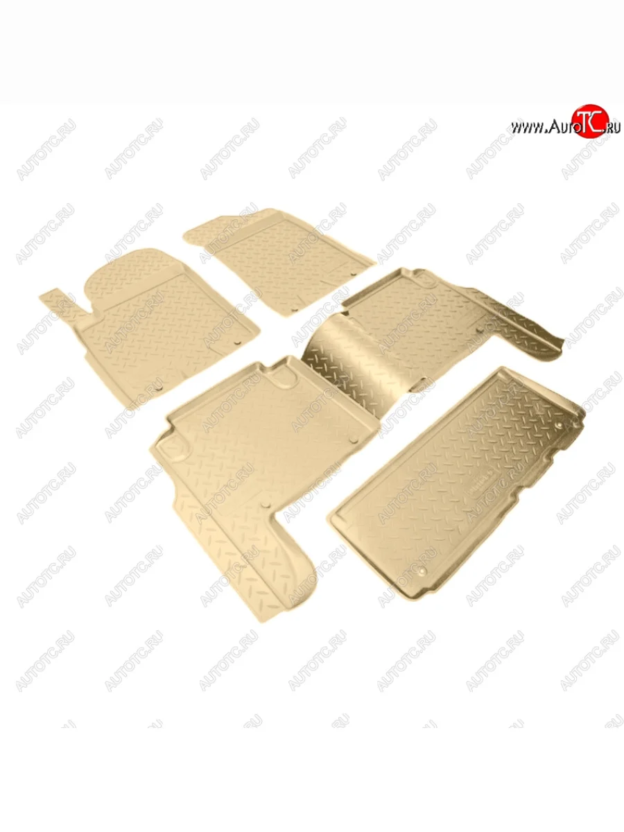 Коврики салона Norplast Unidec Nissan Patrol 6 Y62 дорестайлинг (2010-2014) (Цвет: бежевый)  в Керчи Республика Крым