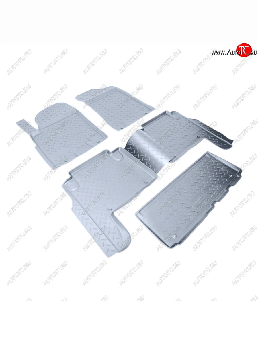 Коврики салона Norplast Unidec Nissan Patrol 6 Y62 дорестайлинг (2010-2014) (Цвет: серый)  в Керчи Республика Крым