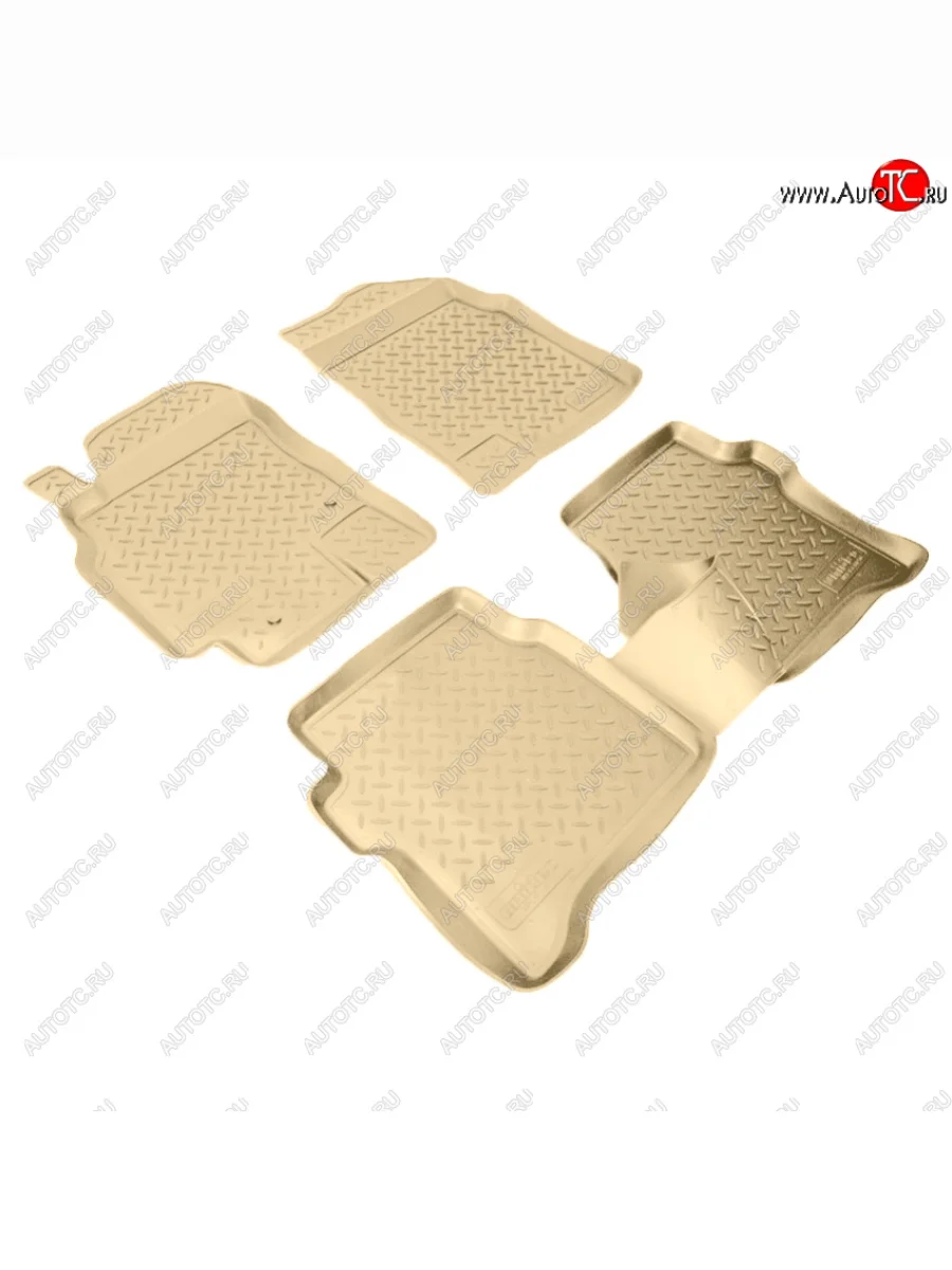 Коврики салона Norplast Unidec Nissan Primera 3 P12 седан (2001-2008) (Цвет: бежевый)  в Керчи Республика Крым