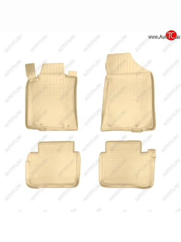 Коврики салона Norplast Unidec (Цвет: бежевый) Nissan Teana 3 L33 дорестайлинг (2014-2020)