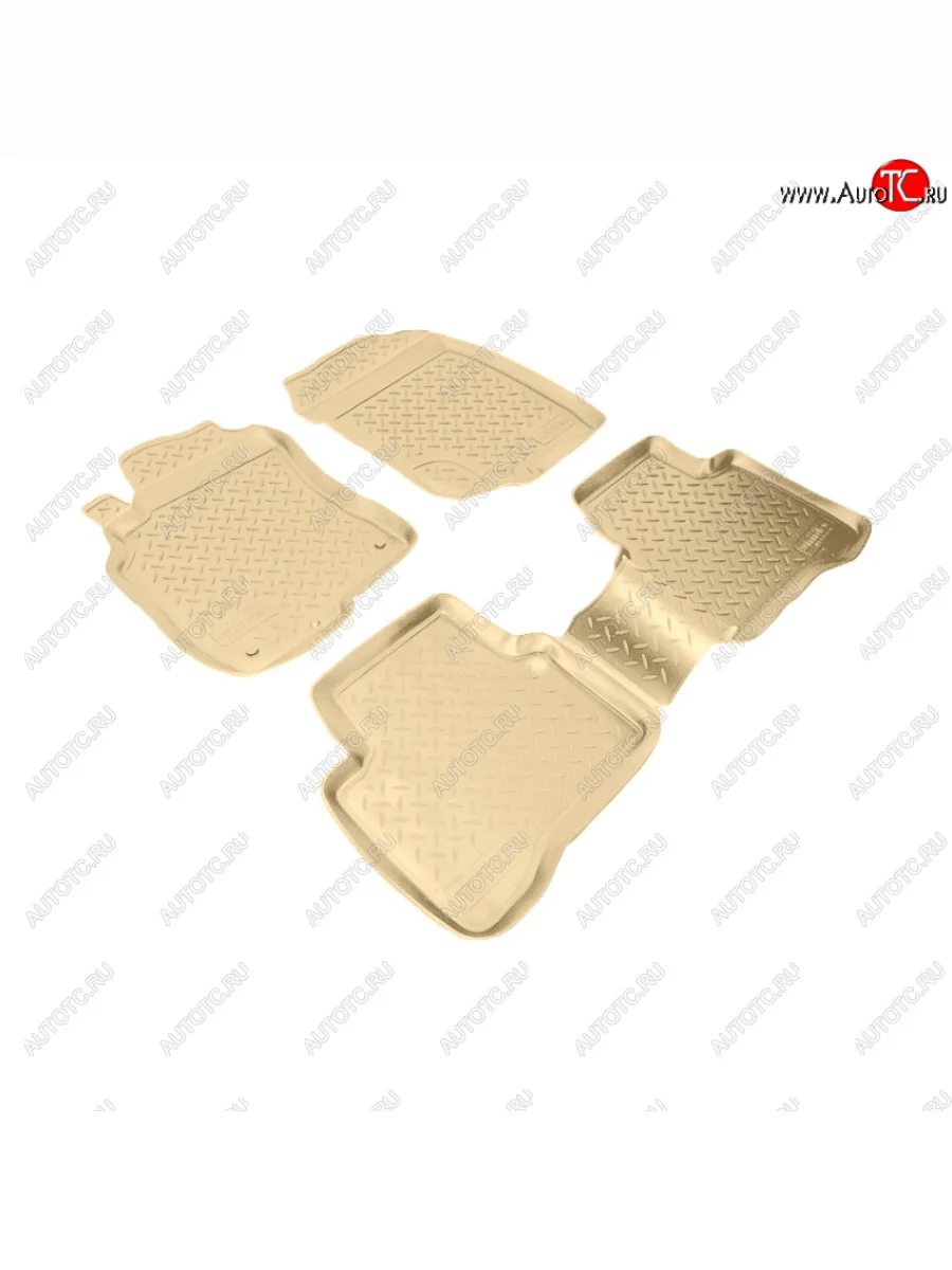 Коврики салона Norplast Unidec Nissan X-trail 2 T31 дорестайлинг (2007-2011) (Цвет: бежевый)  в Перми Пермском крае