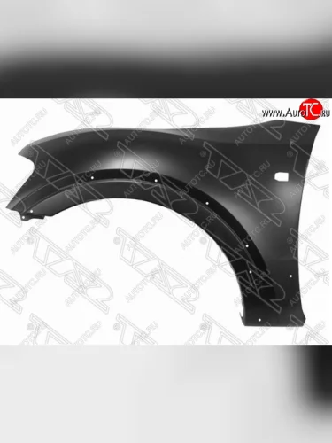 Левое переднее крыло SAT (с отв. под повторитель, пр-во Китай) Mitsubishi Pajero ( 3 V70,  3 V60) (1999-2006) дорестайлинг, рестайлинг