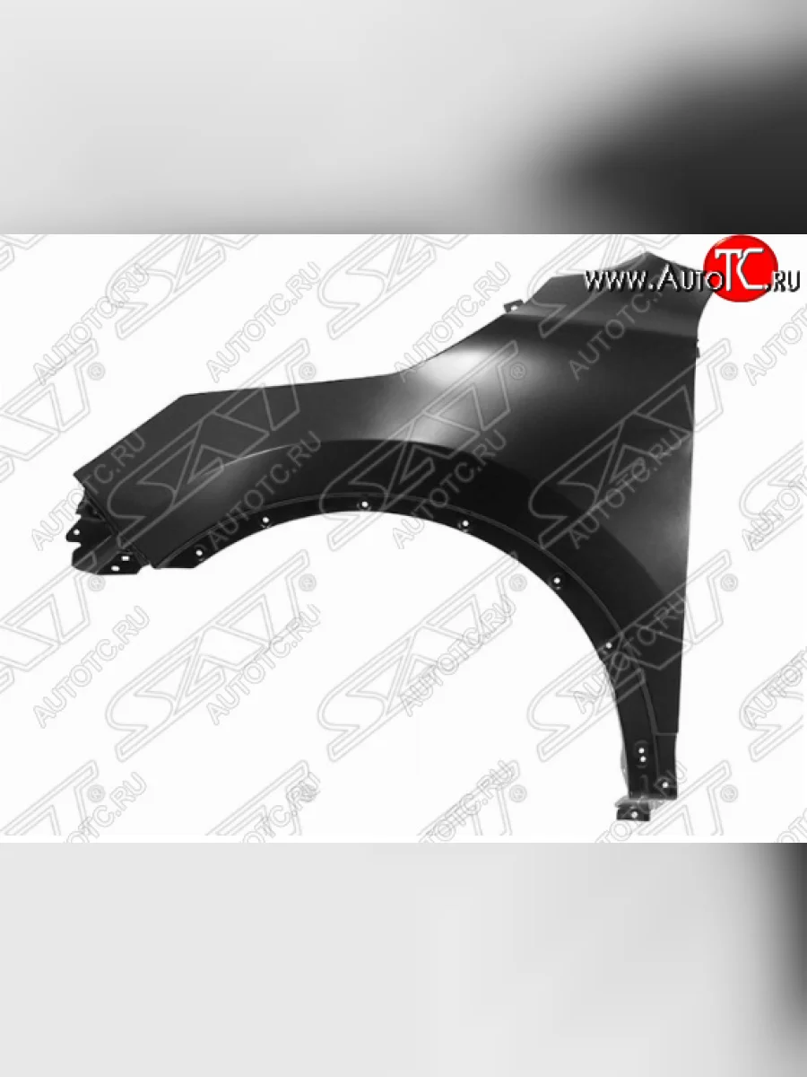 Левое переднее крыло SAT (пр-во Китай) Nissan Qashqai 2 J11 дорестайлинг (2013-2019) (Неокрашенное)  в Керчи Республика Крым