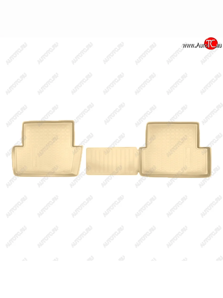 Коврики салона Norplast Unidec (задние) Nissan Qashqai 1 J10 рестайлинг (2010-2013) (Цвет: бежевый)  в Самаре Самарской области
