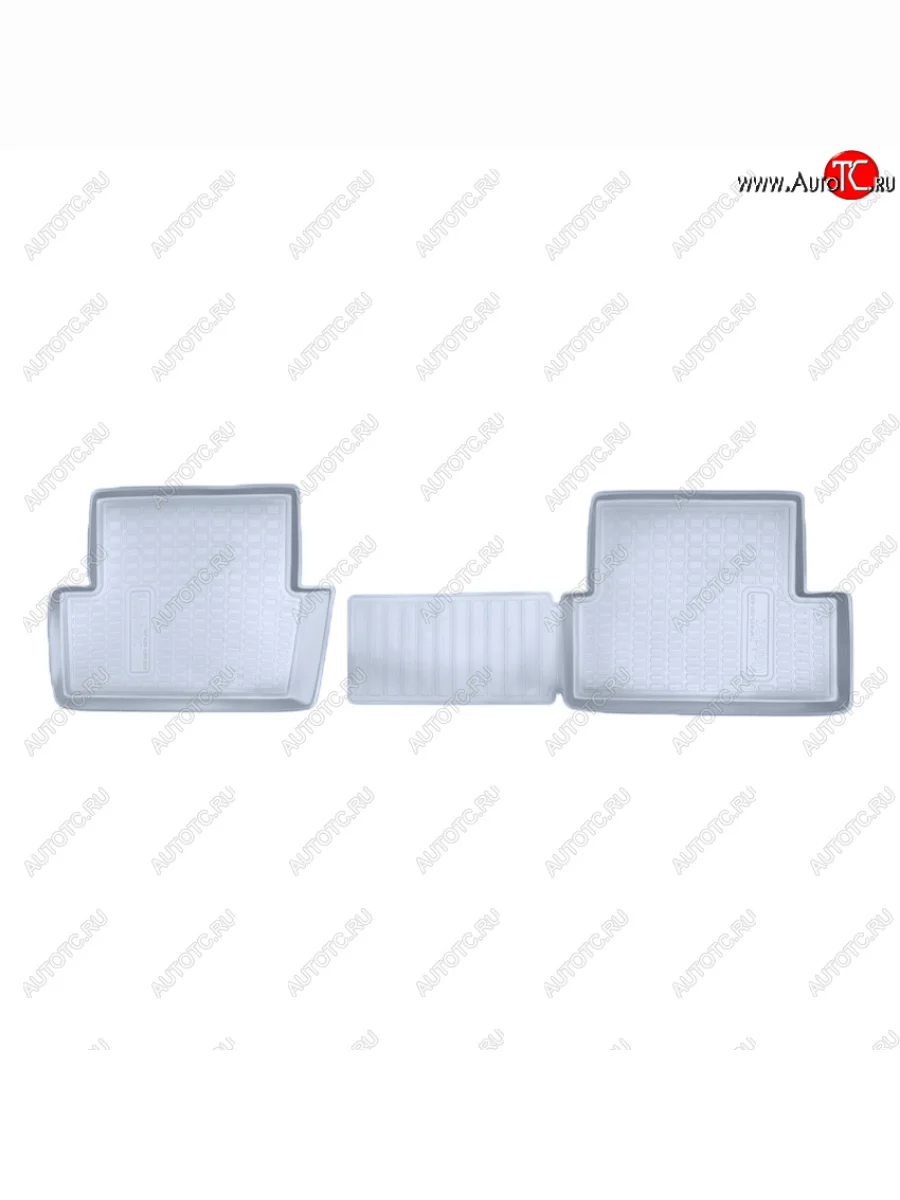 Коврики салона Norplast Unidec (задние) Nissan Qashqai 1 J10 дорестайлинг (2007-2010) (Цвет: серый)  в Перми Пермском крае