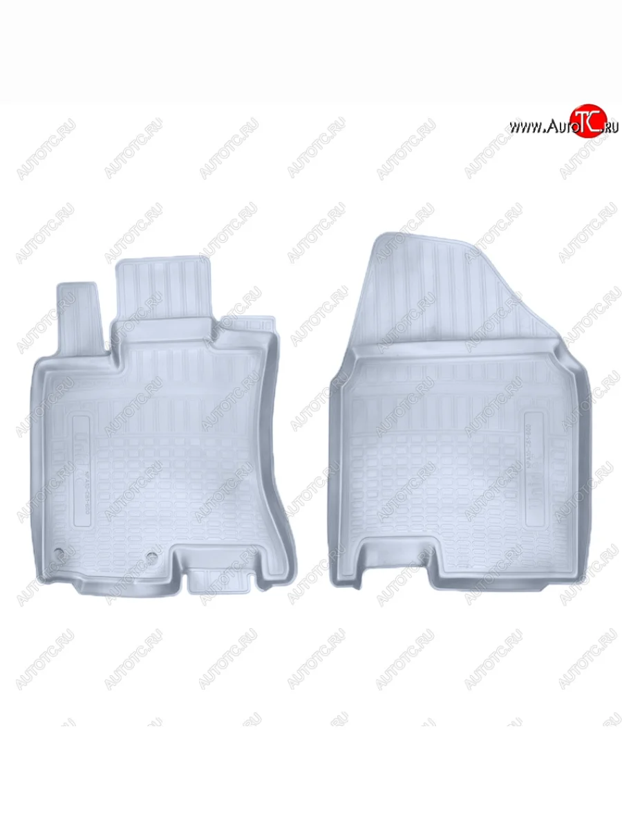 Коврики салона Norplast Unidec (передние) Nissan Qashqai 1 J10 дорестайлинг (2007-2010) (Цвет: серый)  в Керчи Республика Крым