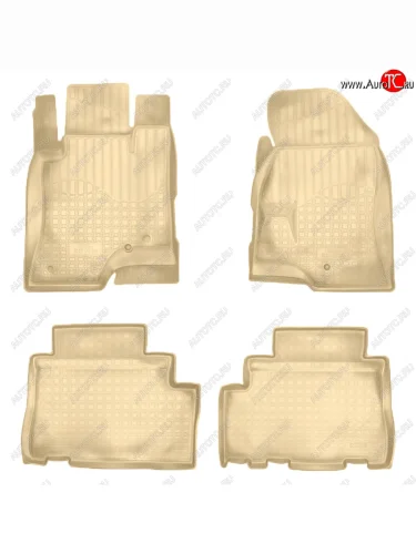 Коврики салона Norplast Unidec (Цвет: бежевый) Opel Antara рестайлинг (2010-2015)