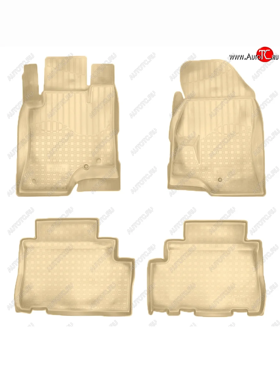 Коврики салона Norplast Unidec Opel Antara рестайлинг (2010-2015) (Цвет: бежевый)  в Перми Пермском крае