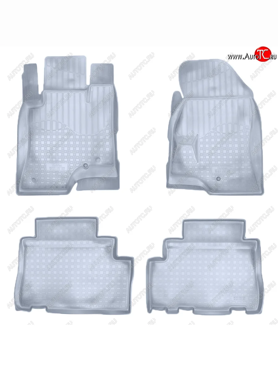 Коврики салона Norplast Unidec Opel Antara рестайлинг (2010-2015) (Цвет: серый)  с доставкой в г. Керчь