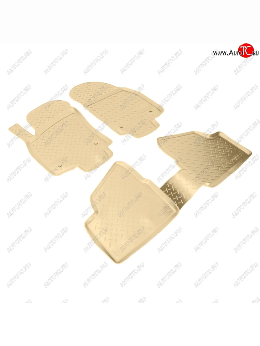 Коврики салона Norplast Unidec Opel Astra H универсал рестайлинг (2007-2015) (Цвет: бежевый)  с доставкой в г. Пермь