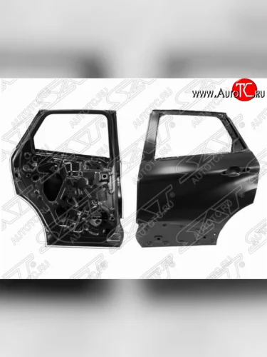 Левая задняя дверь SAT. Renault Kaptur (2016-2020) дорестайлинг