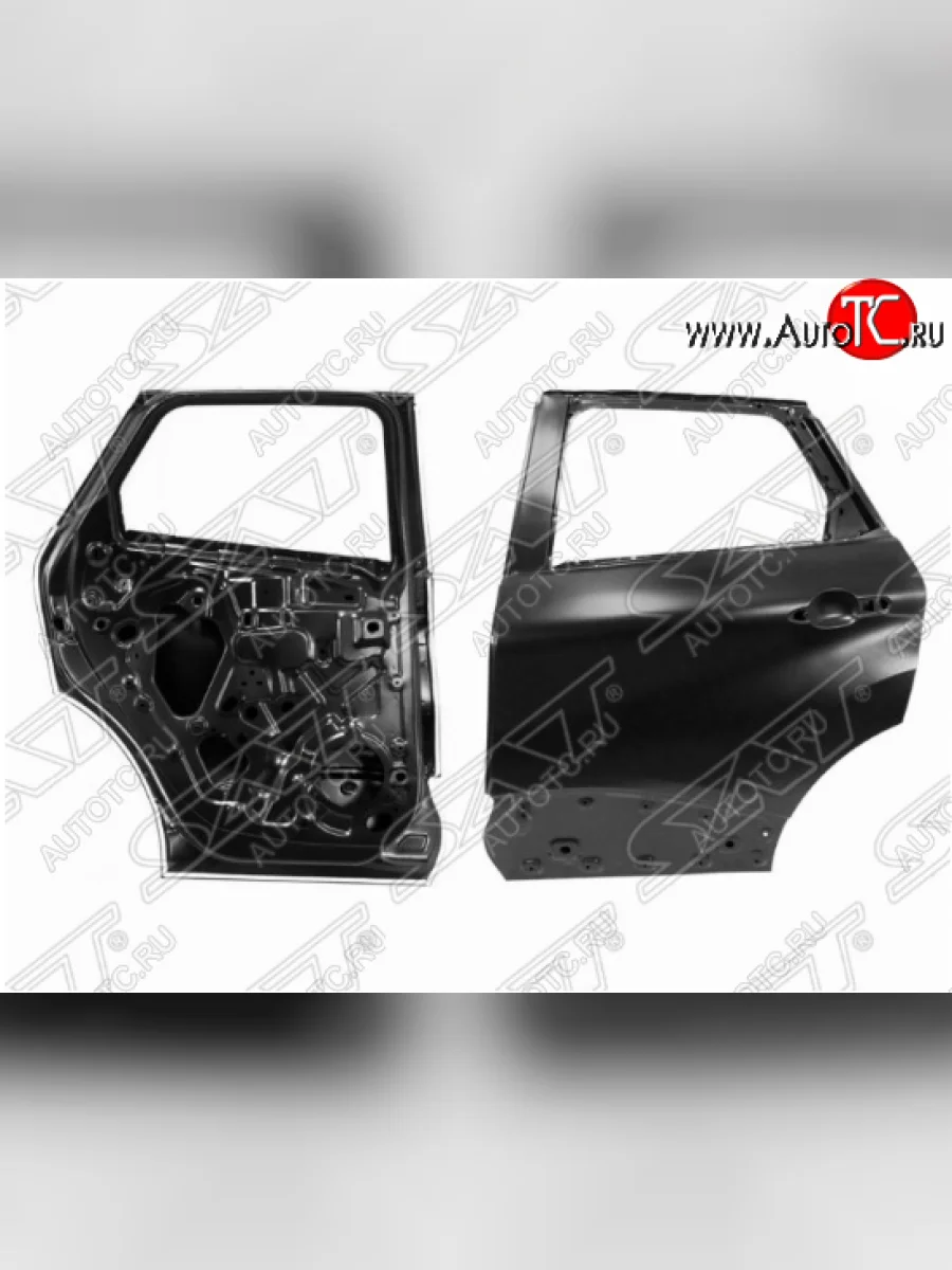 Левая задняя дверь SAT.  Renault Kaptur (2016-2020) (Неокрашенная)  в Самаре Самарской области