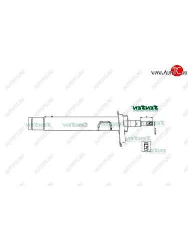 Правый амортизатор передний SENSEN BMW 3 серия E46 седан дорестайлинг (1998-2001)