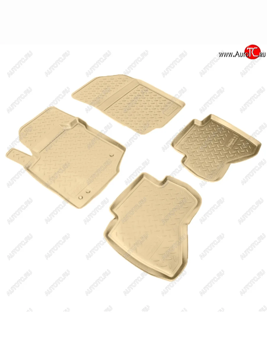 Коврики салона Norplast Unidec Peugeot 107 PN хэтчбэк 3 дв. дорестайлинг (2005-2009) (Цвет: бежевый)  в Самаре Самарской области