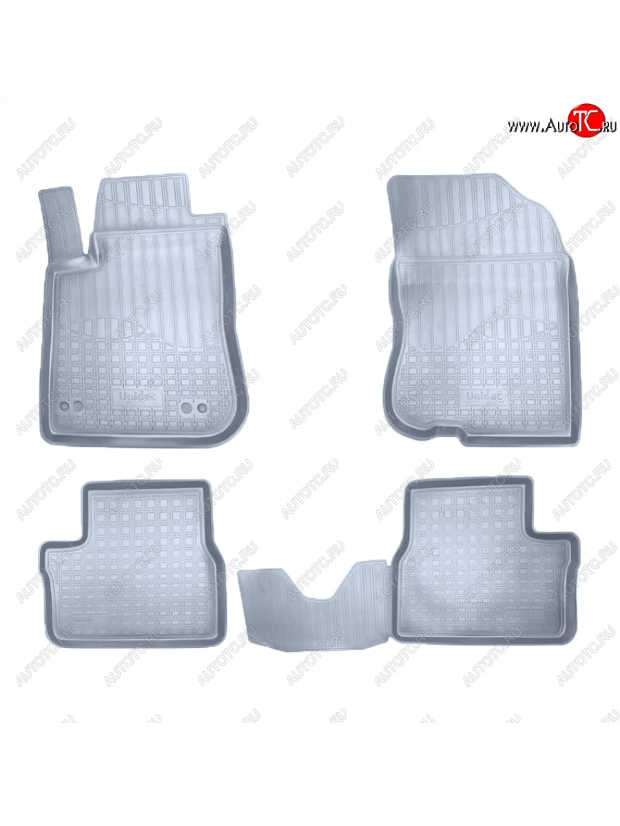 Коврики салона Norplast Unidec (АКПП) Peugeot 2008  дорестайлинг (2013-2016) (Цвет: серый)  в Керчи Республика Крым