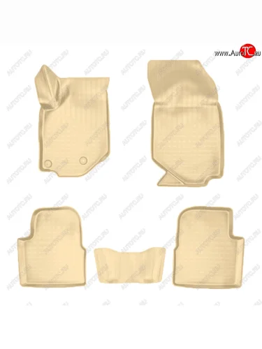 Коврики салона Norplast Unidec (Цвет: бежевый) Peugeot 2008 (2019-2025)