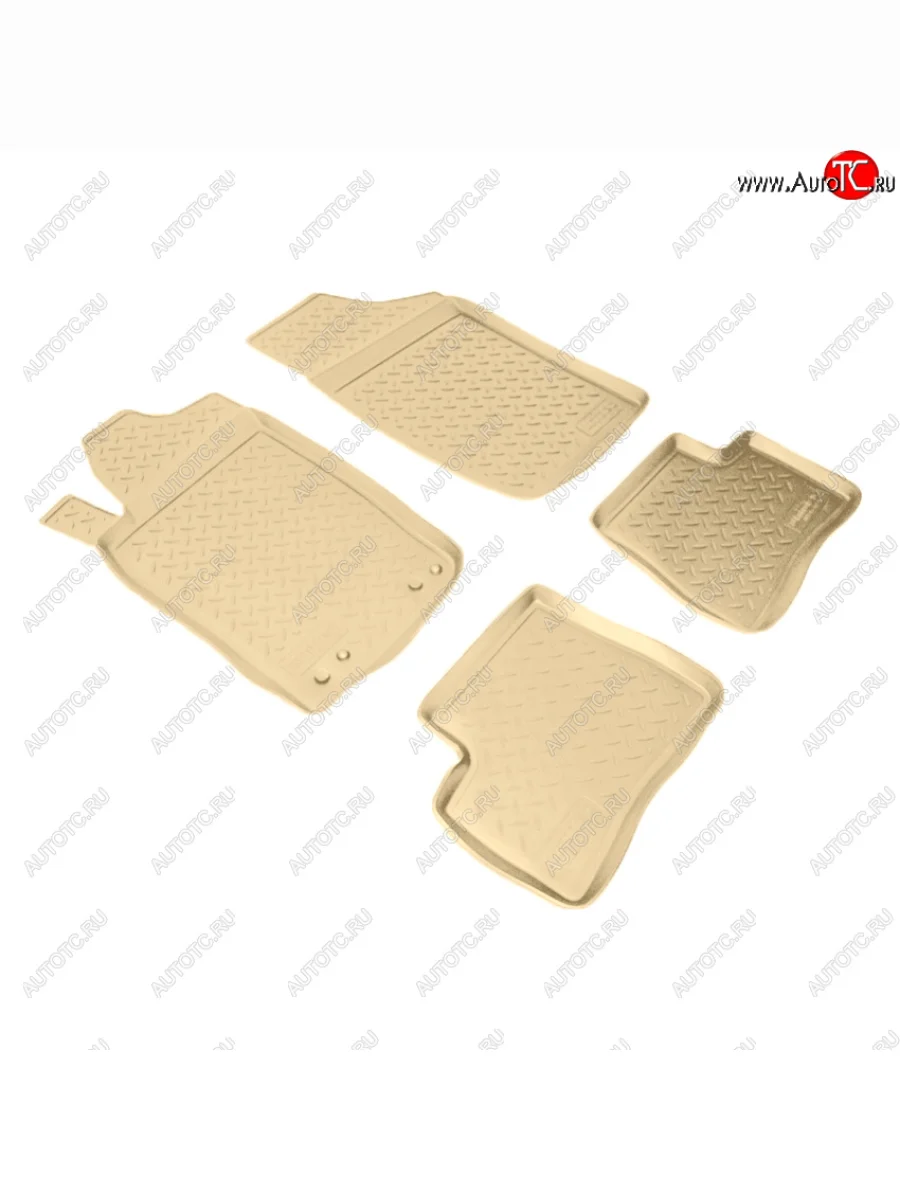 Коврики салона Norplast Unidec Peugeot 206 хэтчбэк 5 дв. 2AC дорестайлинг (1998-2003) (Цвет: бежевый)  с доставкой в г. Керчь