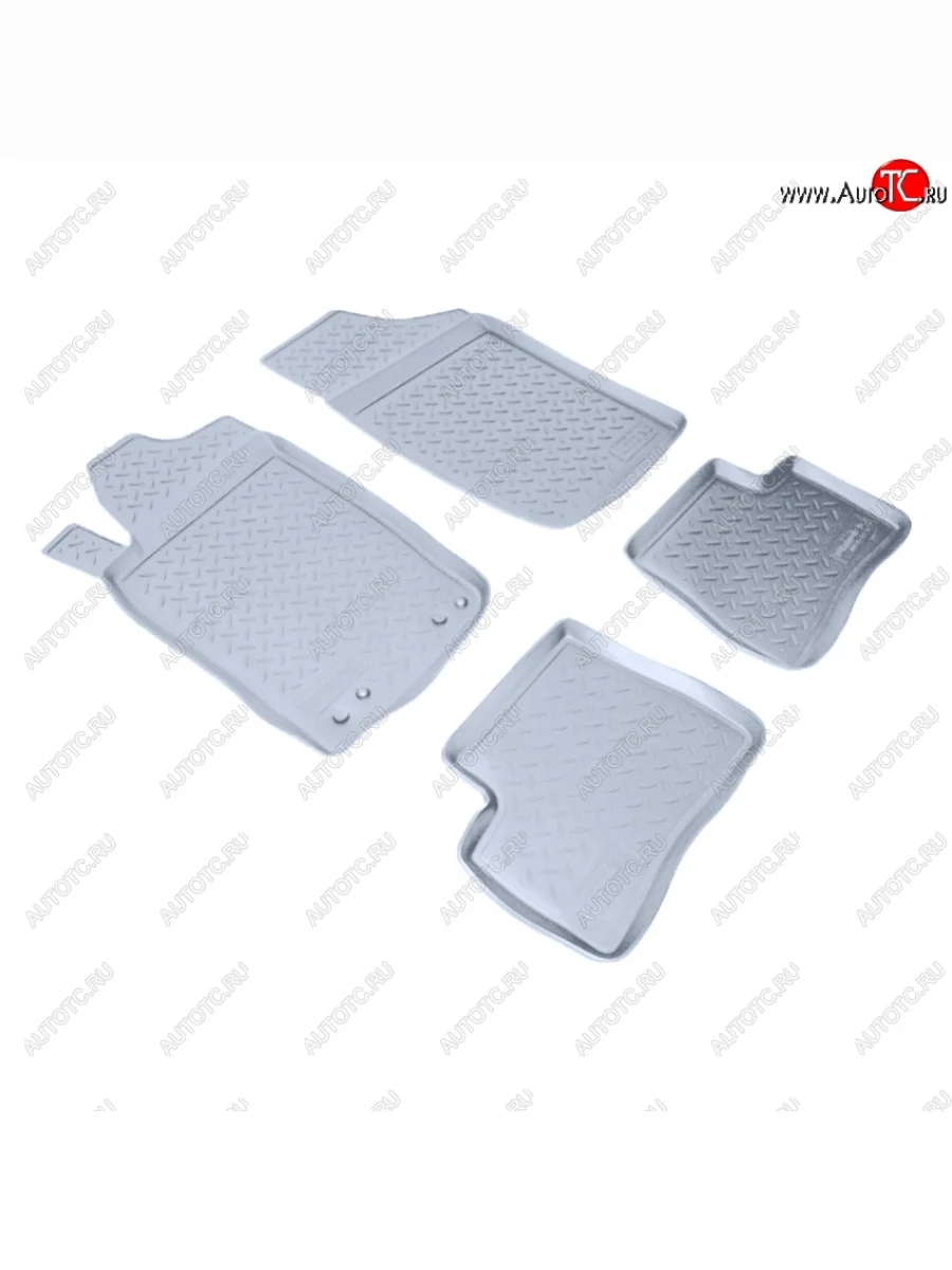 Коврики салона Norplast Unidec Peugeot 206 хэтчбэк 3 дв. 2AC дорестайлинг (1998-2003) (Цвет: серый)  с доставкой в г. Керчь