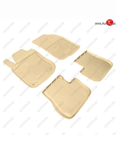 Коврики салона Norplast Unidec (Цвет: бежевый) Peugeot 208 1 (2012-2019)