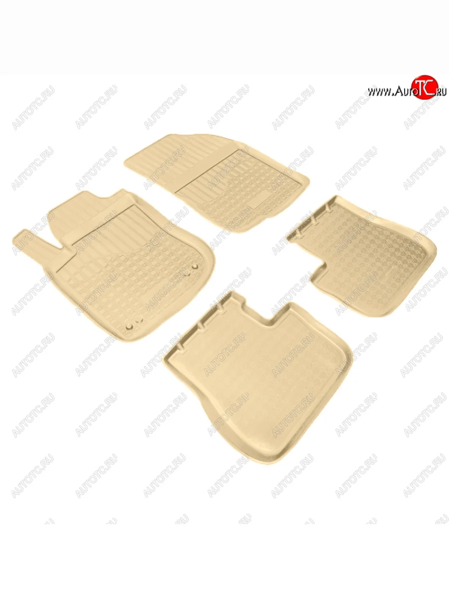 Коврики салона Norplast Unidec Peugeot 208 1 (2012-2019) (Цвет: бежевый)  в Самаре Самарской области
