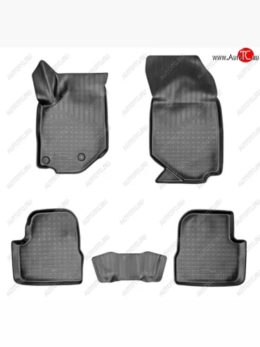 Коврики салона Norplast Unidec (Цвет: черный) Peugeot 208  2 (2019-2025) хэтчбэк 5 дв.