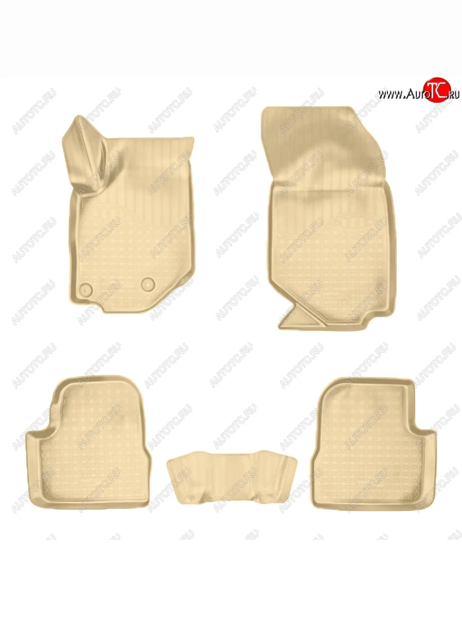 Коврики салона Norplast Unidec Peugeot 208 2 хэтчбэк 5 дв. (2019-2025) (Цвет: бежевый)  в Самаре Самарской области