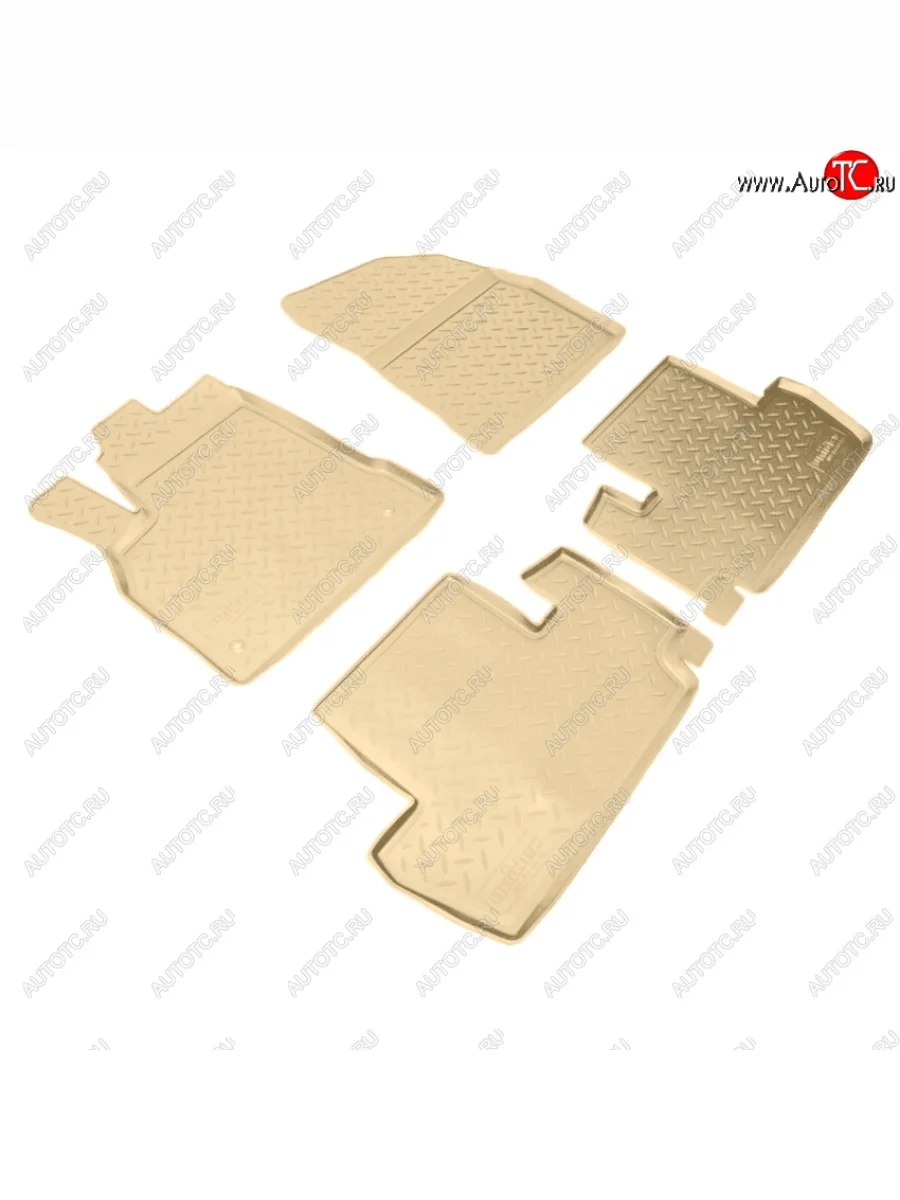 Коврики салона Norplast Unidec Peugeot 3008 дорестайлинг (2009-2013) (Цвет: бежевый)  в Керчи Республика Крым