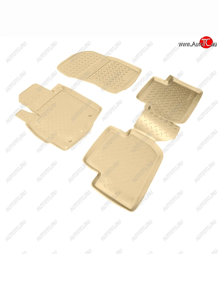 Коврики салона Norplast Unidec Peugeot 4007 (2007-2012) (Цвет: бежевый)  в Керчи Республика Крым