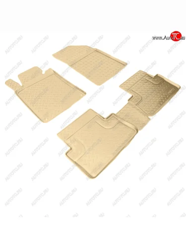 Коврики салона Norplast Unidec (Цвет: бежевый) Peugeot 508 седан (2010-2014)