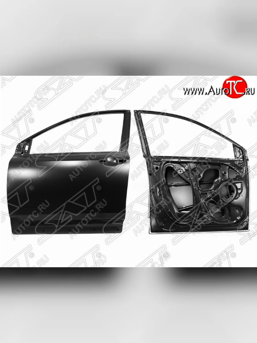 Левая дверь передняя SAT  Honda CR-V (2016-2020) RW,RT (Неокрашенная)  в Самаре Самарской области