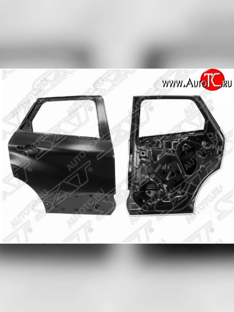 Правая задняя дверь SAT. Renault Kaptur дорестайлинг (2016-2020) (Неокрашенная)  в Самаре Самарской области