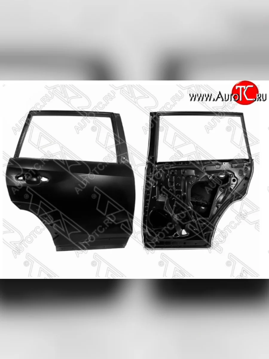 Правая задняя дверь SAT. Toyota RAV4 XA50 5 дв. дорестайлинг (2018-2025) (Неокрашенная)  в Самаре Самарской области
