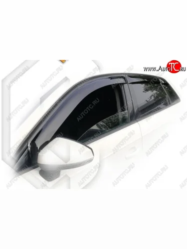 Дефлектора окон CA-Plastic (Classic полупрозрачный) Audi Q3 8U рестайлинг (2014-2018)