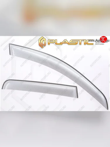 Дефлектора окон CA-Plastic (серия Шелкография серебро) Chery Tiggo 8 PRO (2021-2025)