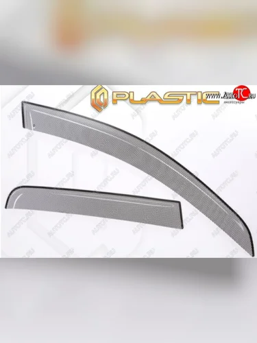 Дефлектора окон CA-Plastic (серия Шелкография черная) Great Wall Wingle 7 пикап (2018-2023)