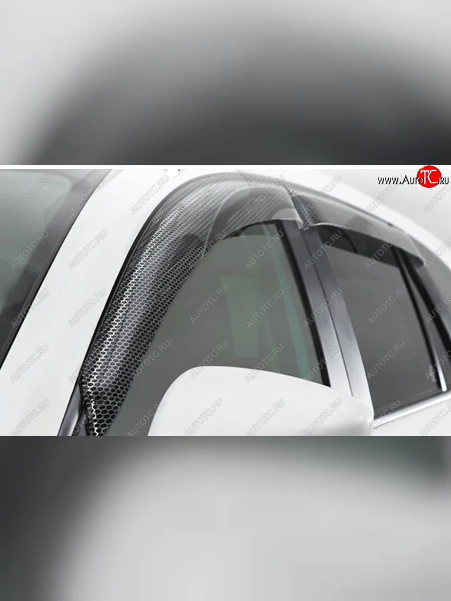 Дефлектора окон CA-Plastic Hyundai Elantra CN7 (2020-2023) (Серия Art черная)  в Керчи Республика Крым