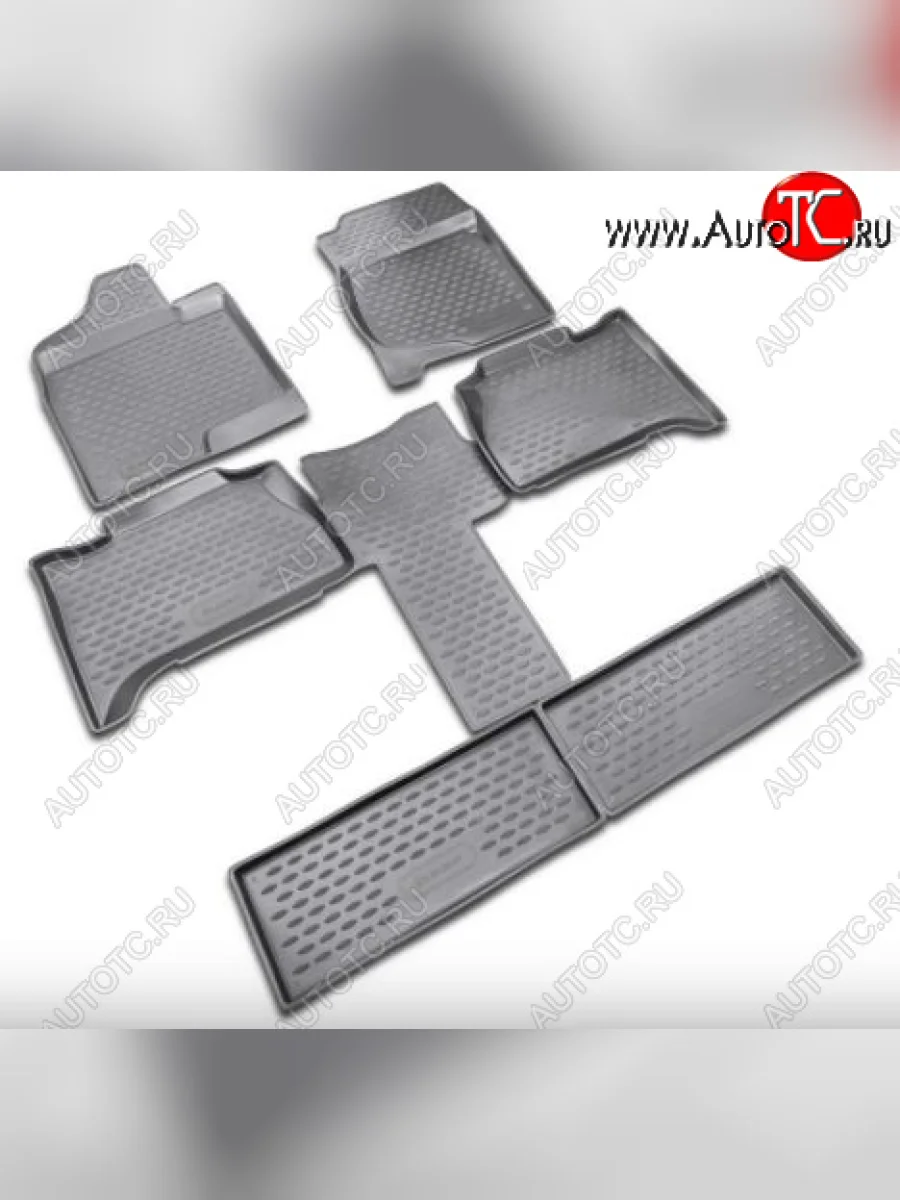 Комплект ковриков салона Element (полиуретан) Chevrolet Tahoe GMT900 5 дв. (2006-2013)  в Самаре Самарской области