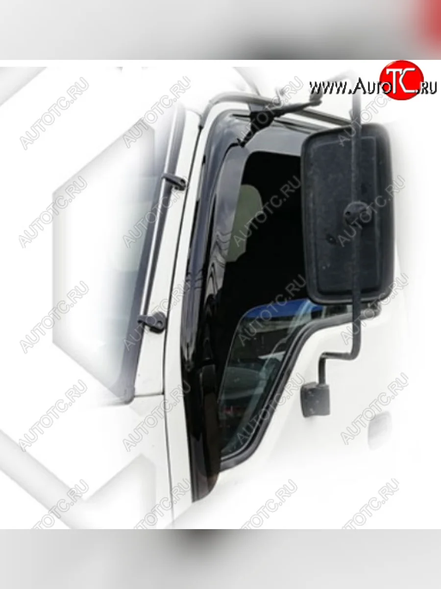 Дефлектора окон CA-Plastic Isuzu NQR71 (2005-2025) (Classic полупрозрачный)  в Керчи Республика Крым
