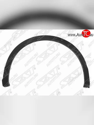 Левая накладка арки SAT (выпуклая, задняя) Nissan Qashqai  2 (2013-2019) J11 дорестайлинг