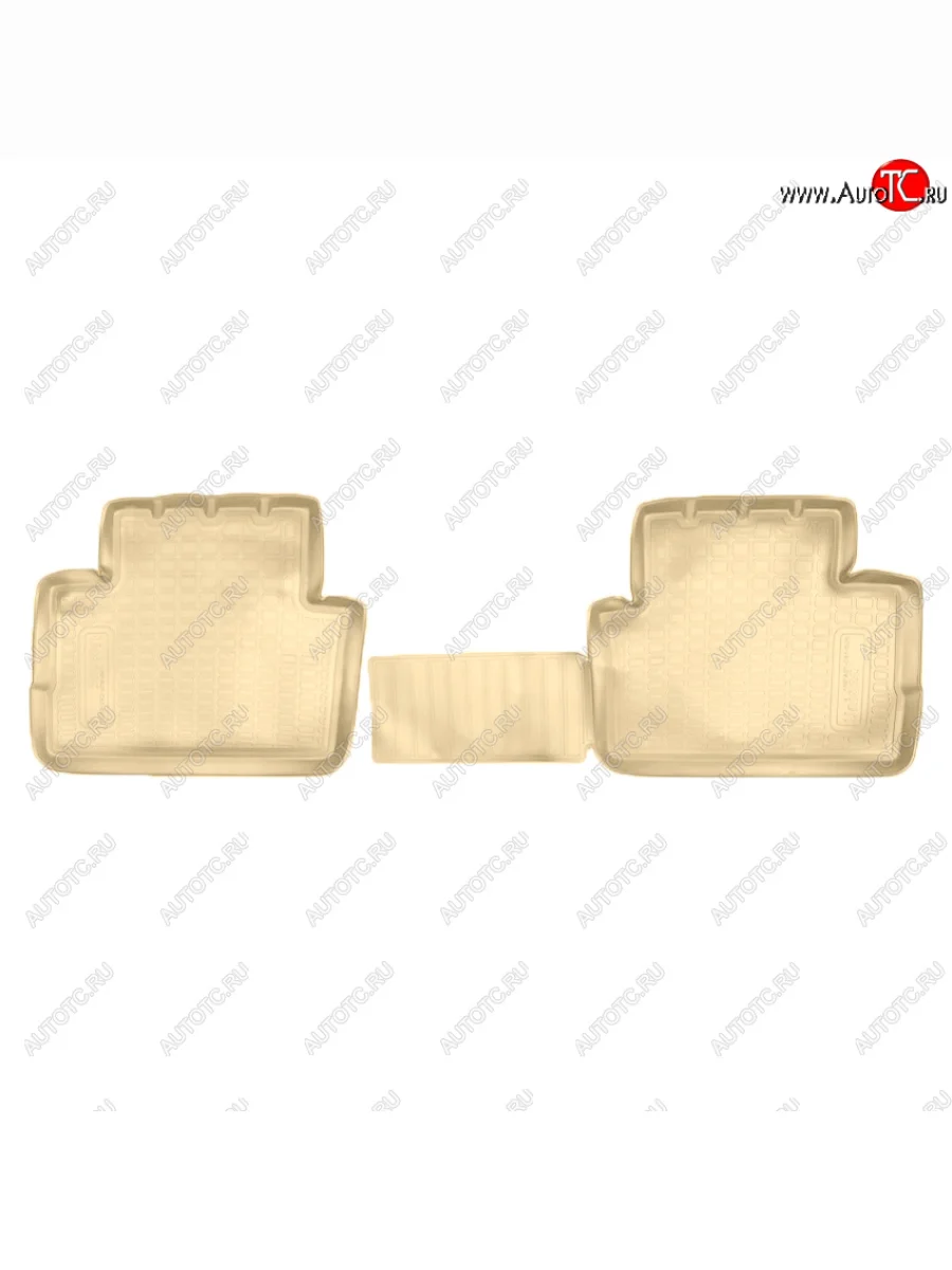 Коврики салона Norplast Unidec (задние) Nissan Qashqai 2 J11 дорестайлинг (2013-2019) (Цвет: бежевый)  в Перми Пермском крае