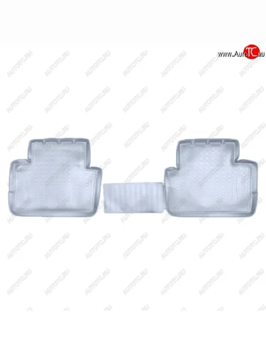 Коврики салона Norplast Unidec (задние) (Цвет: серый) Nissan Qashqai 2 J11 дорестайлинг (2013-2019)