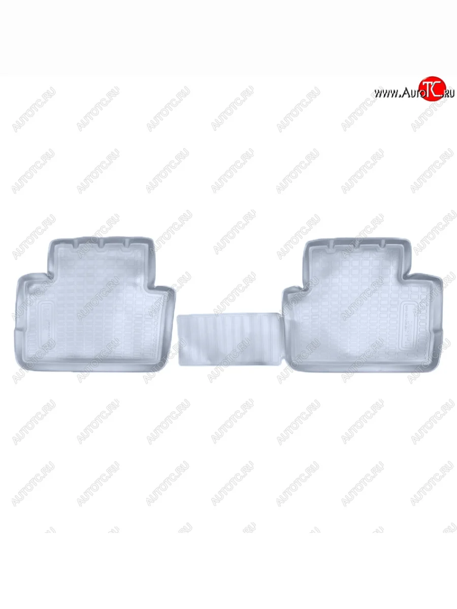 Коврики салона Norplast Unidec (задние) Nissan Qashqai 2 J11 дорестайлинг (2013-2019) (Цвет: серый)  в Перми Пермском крае