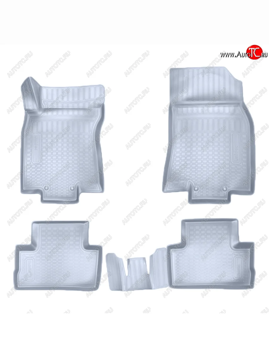 Коврики салона Norplast Unidec (российская сборка) Nissan Qashqai 2 J11 дорестайлинг (2013-2019) (Цвет: серый)  в Самаре Самарской области